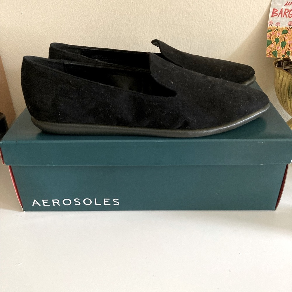 Black Aersole Loafers 9.5